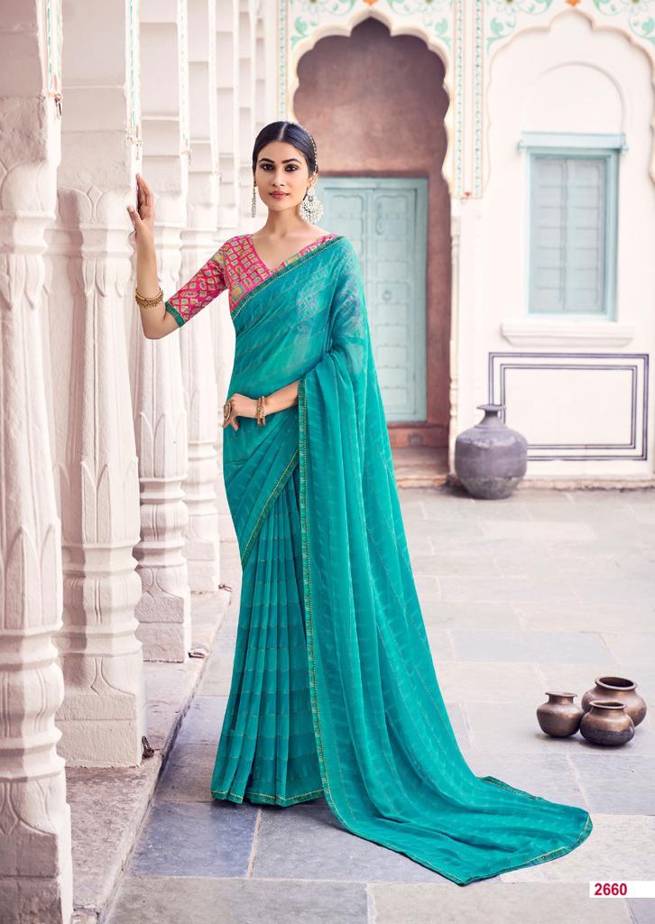 Kashvi Maanvi Regular Wear Printed Georgette Latest Designer Saree Collection 